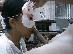 Amateur Pinay Blowjob, Cum in Mouth