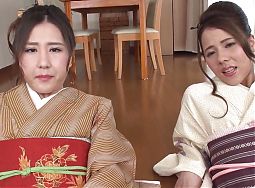 Ciel Hiiragi and Emi Sakurai :: Beautiful sluts in kimono : threesome and 2 cum shots - CARIBBEANCOM